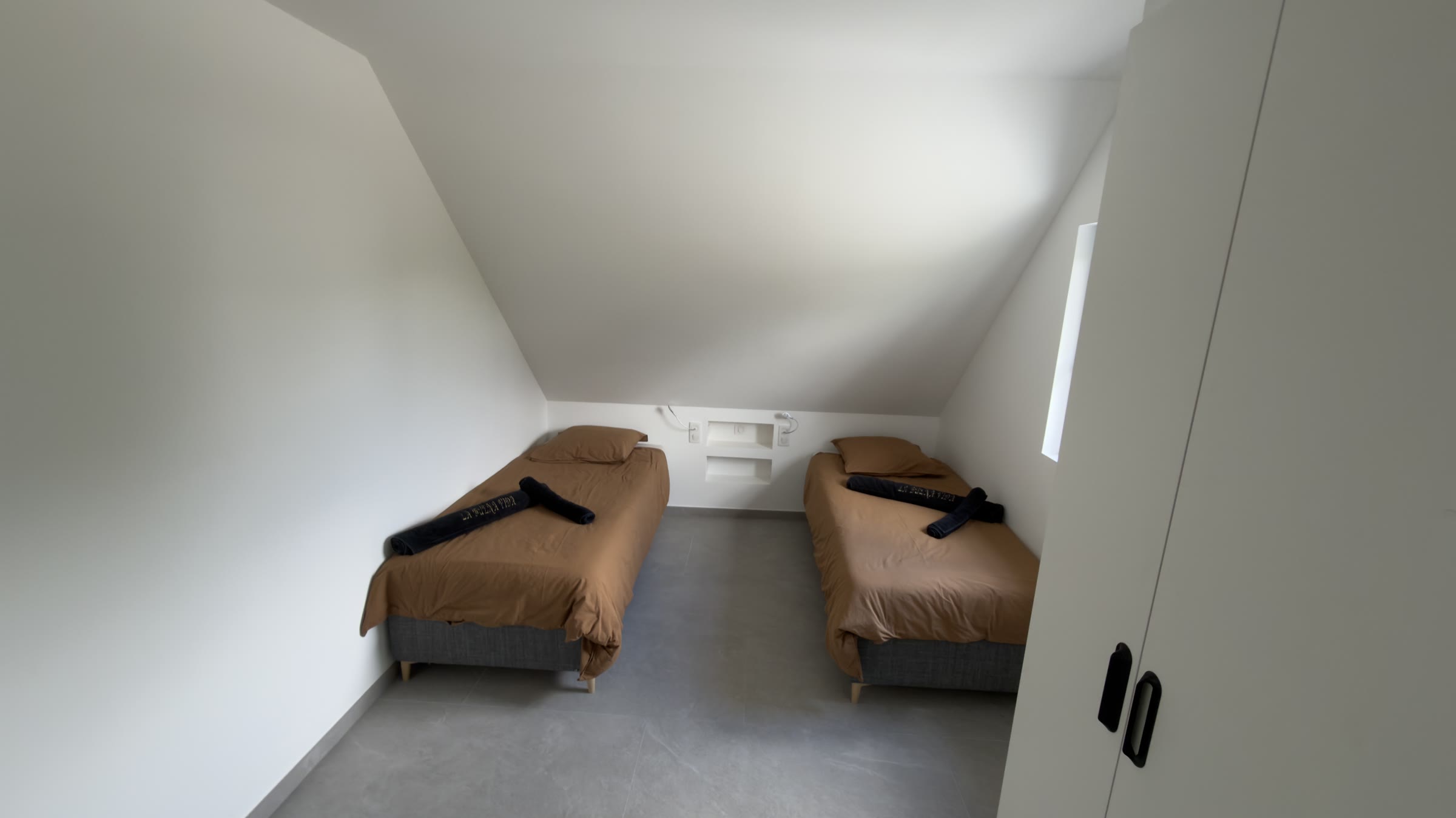 La chambre twin et ses deux lits simples